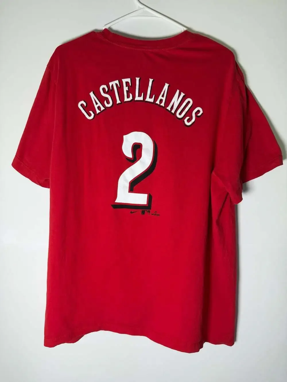 Nike Cincinnati Reds Nick Castellanos Red T-Shirt XL